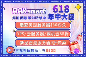 RAKsmart年中大促