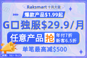RAKsmart国外VPS活动