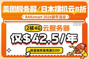 RAKsmart国外VPS活动